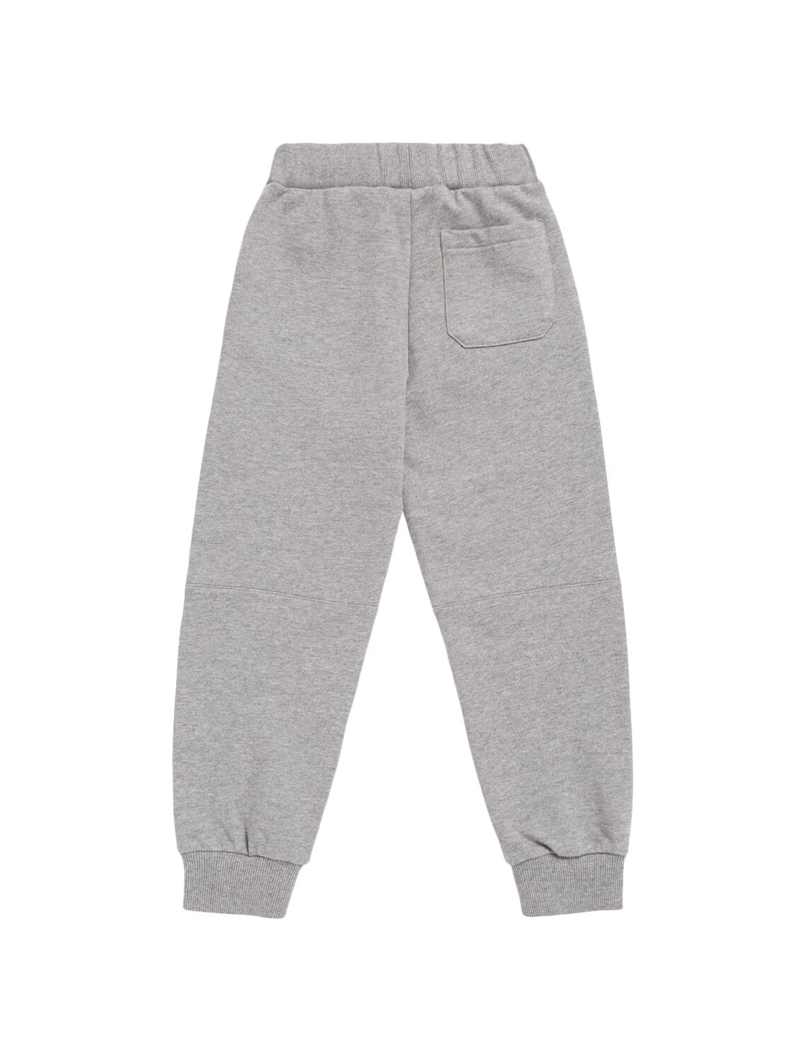 Shop Balmain Cotton Sweatpants W/logo In Grey
