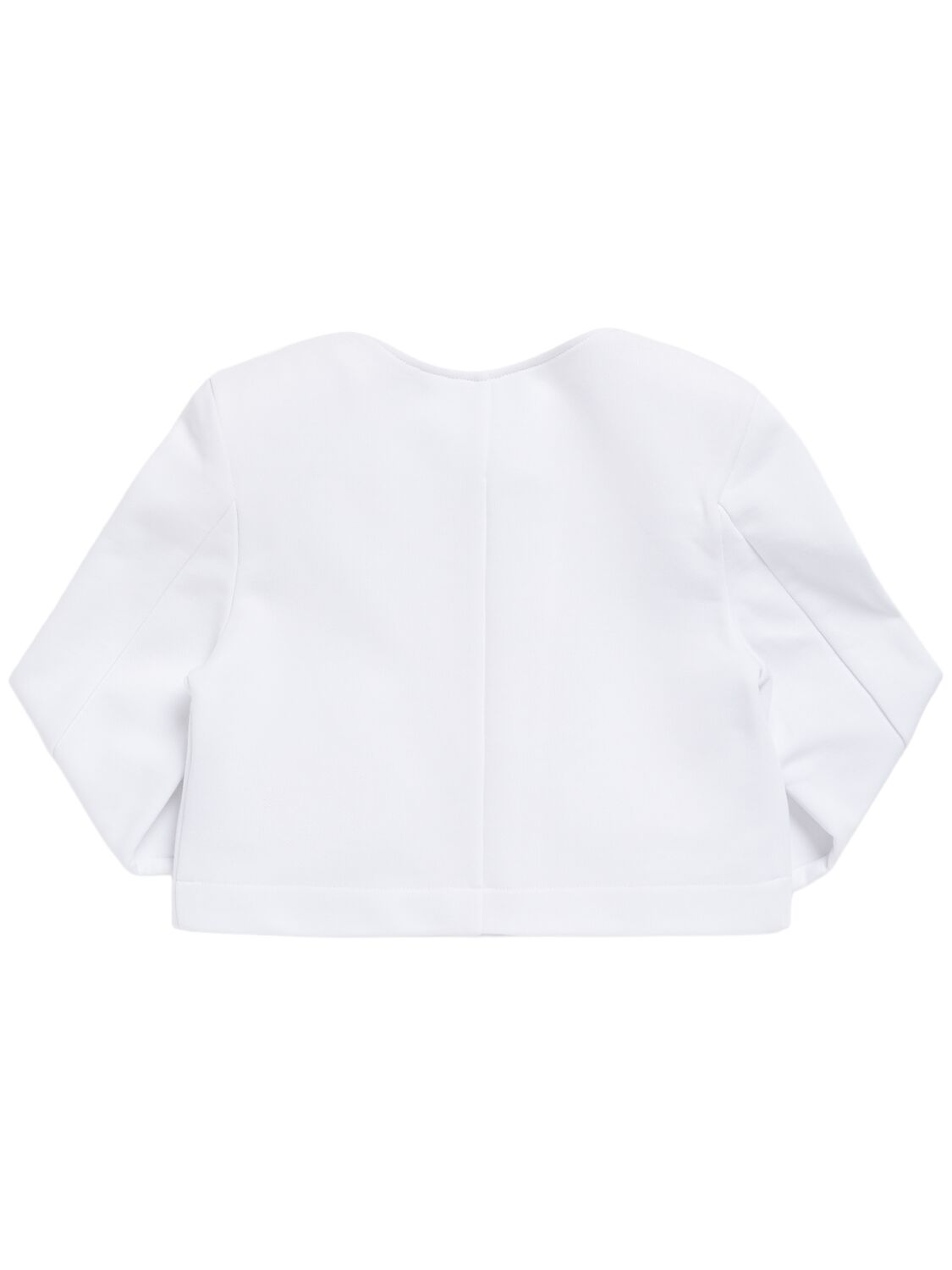 Shop Balmain Cotton Jacket In White