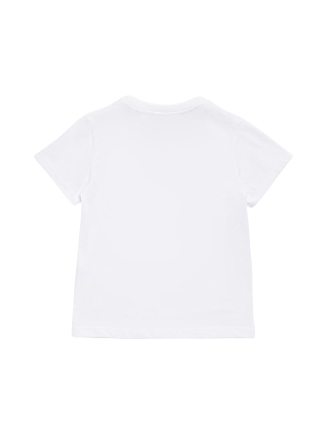 BALMAIN PRINTED COTTON JERSEY T-SHIRT 