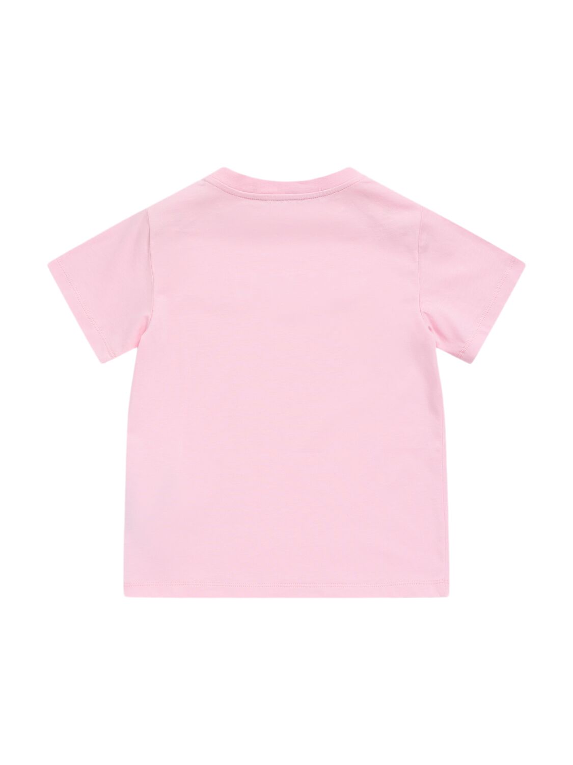 Balmain Logo Cotton Jersey T-shirt In Pink