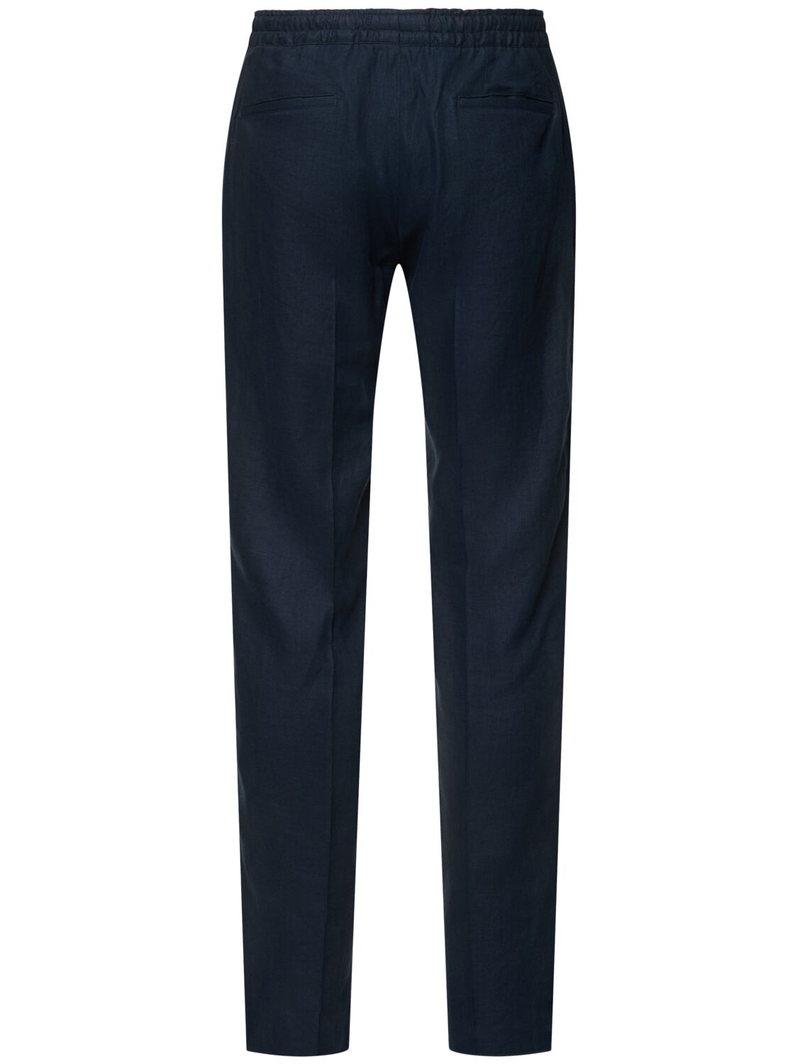 KITON PLEATED LINEN PANTS 
