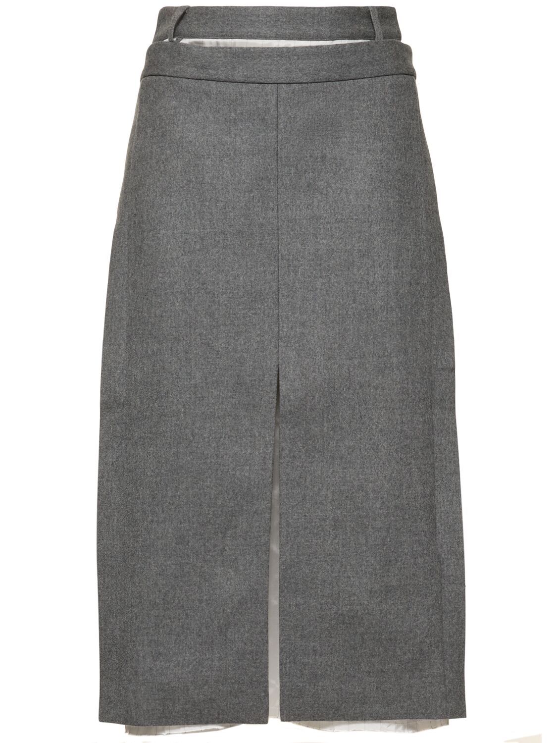 Andes Apron Tailored Midi Skirt