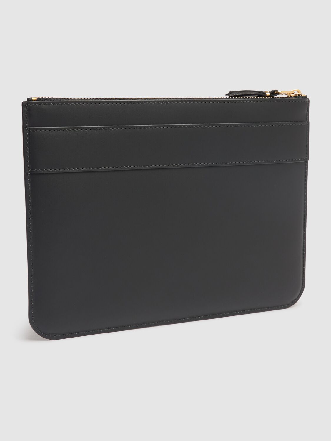 COMME DES GARÇONS BIG BOW LEATHER ZIP WALLET 