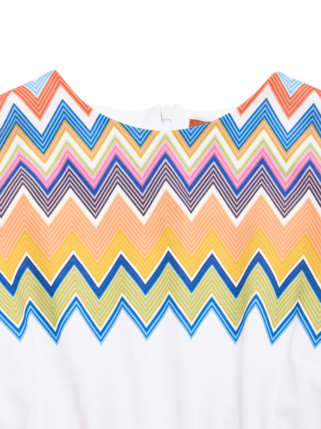 MISSONI PRINTED COTTON JERSEY JUMPSUIT 