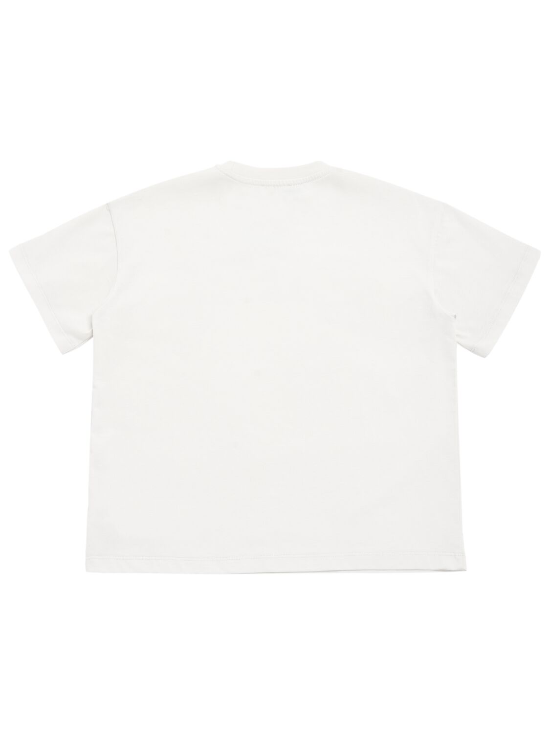 Etro Embroidered Cotton Jersey T-shirt In Ivory/blue