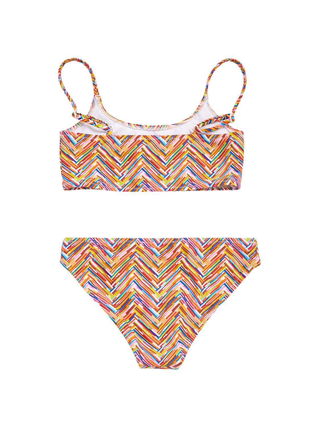 Missoni Printed Lycra Bikini In Multicolor