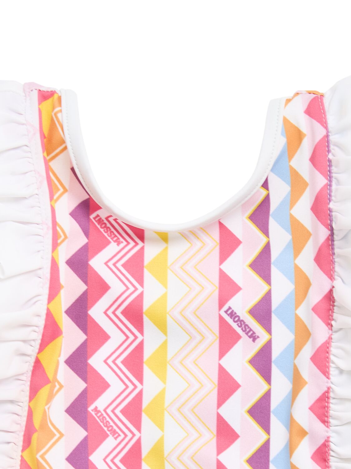 Missoni Printed Lycra One Piece Swimsuit In Multicolor