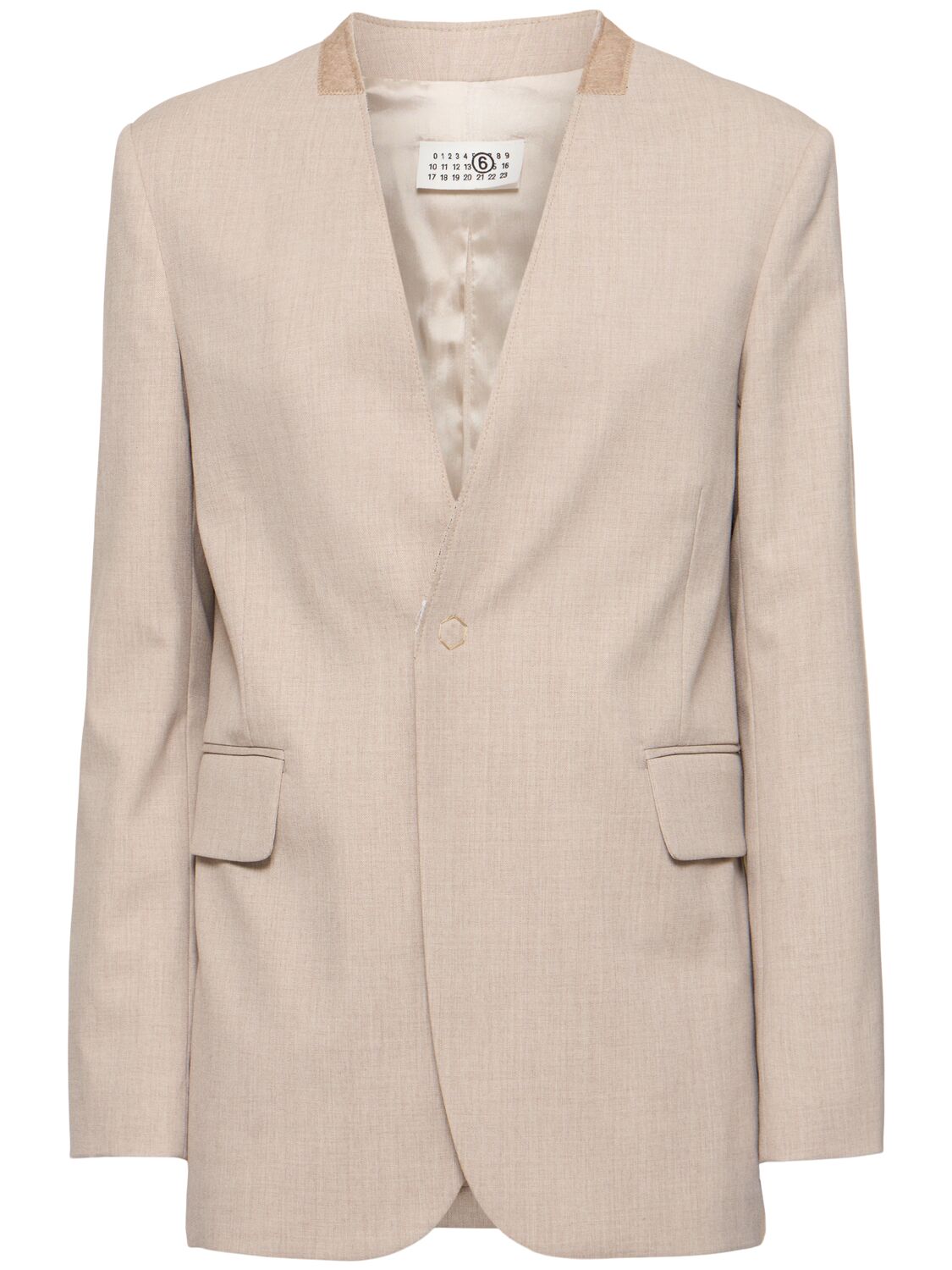 Tailored Viscose Blend Blazer