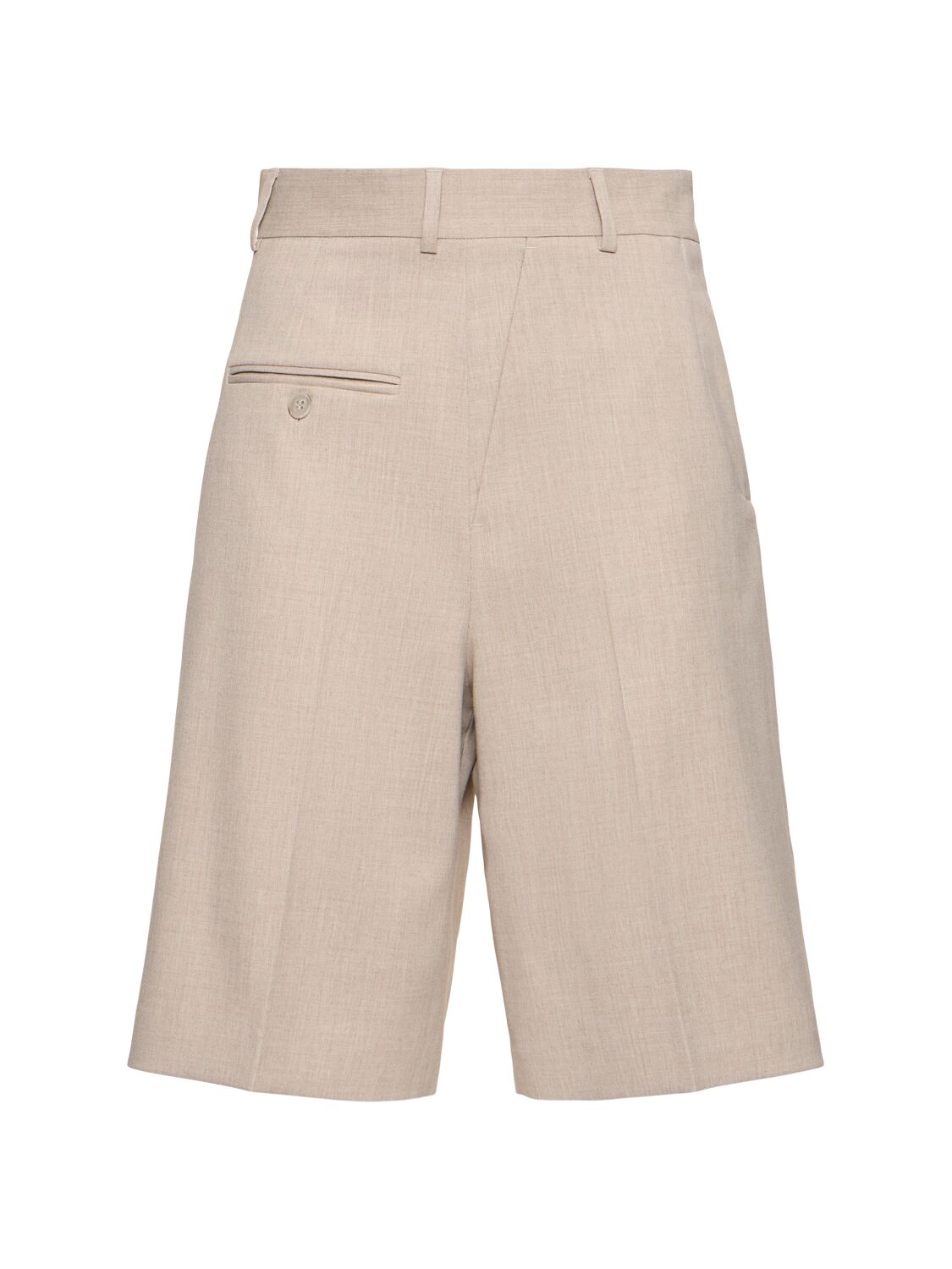 Tailored Viscose Blend Shorts