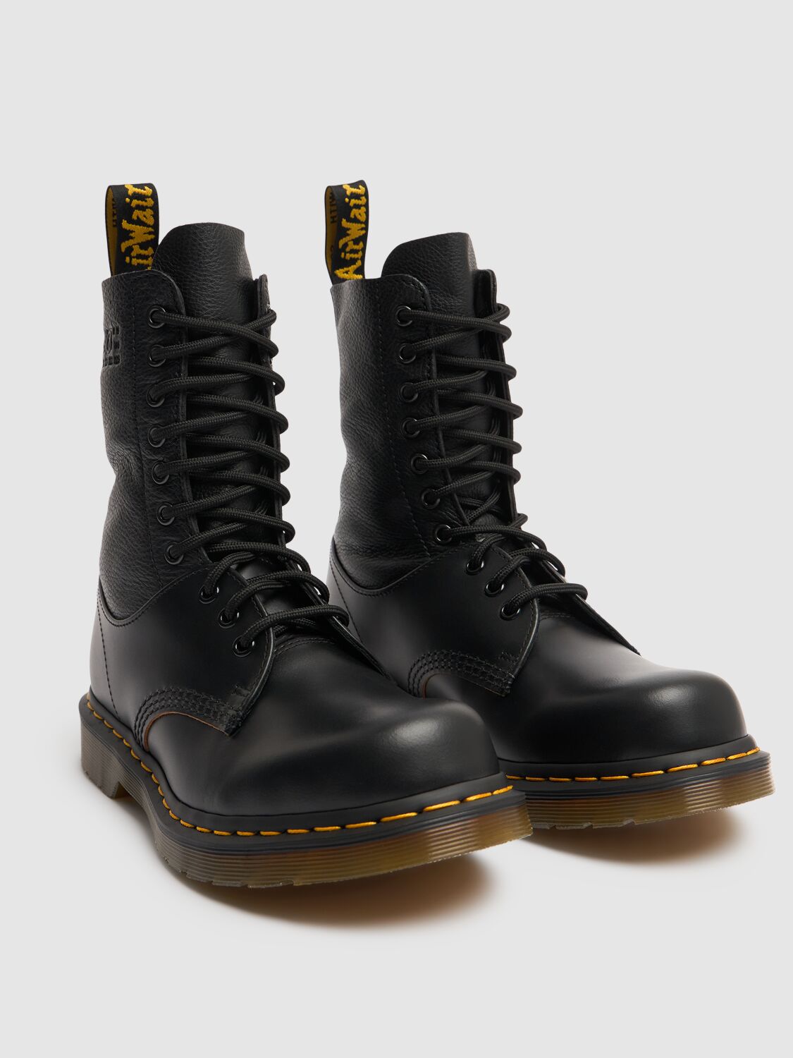 Shop Mm6 Maison Margiela Dr Martens X Mm6 10 Eye 1460 Boots In Black