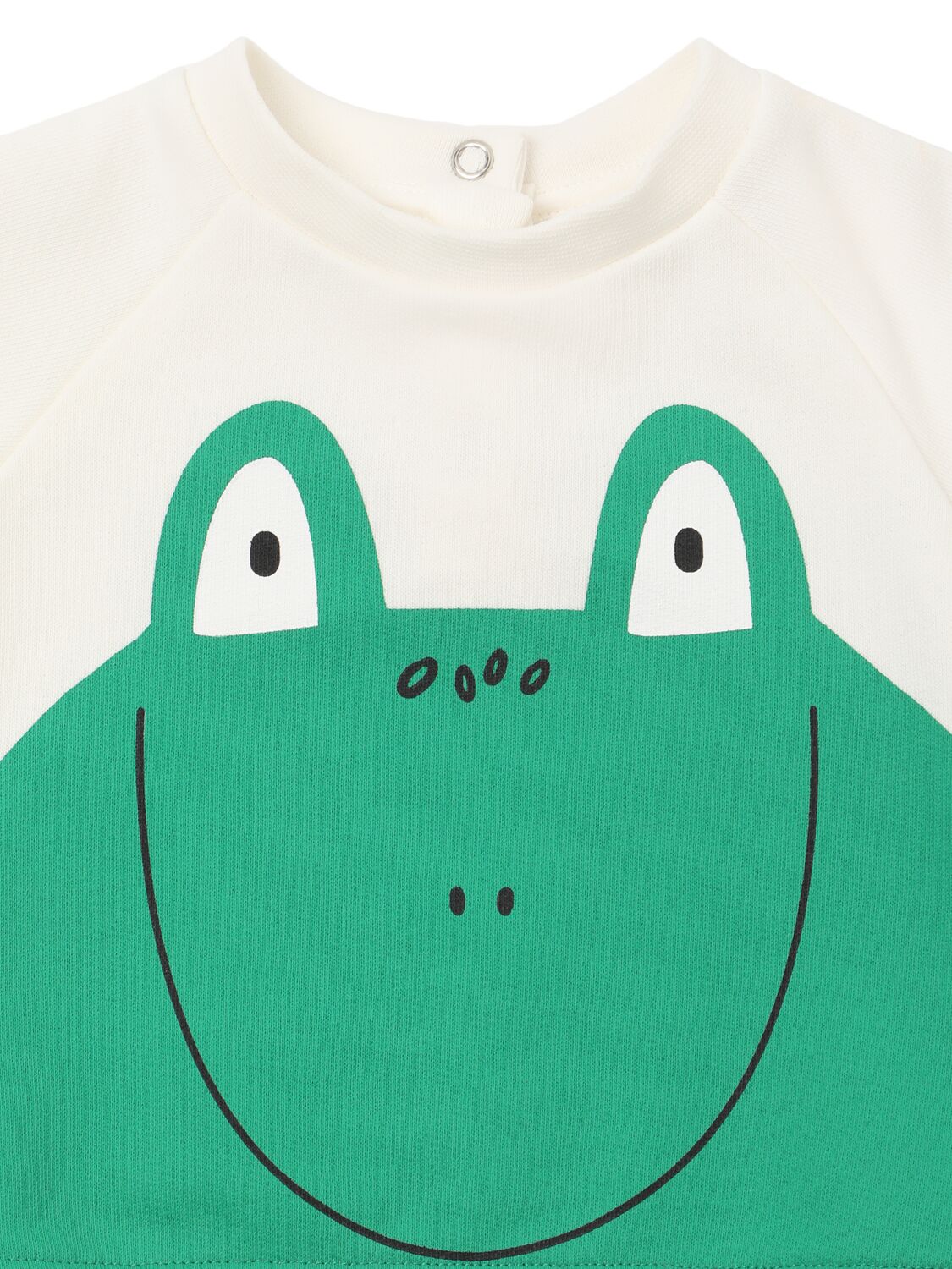 STELLA MCCARTNEY FROG PRINT COTTON CREWNECK SWEATSHIRT 