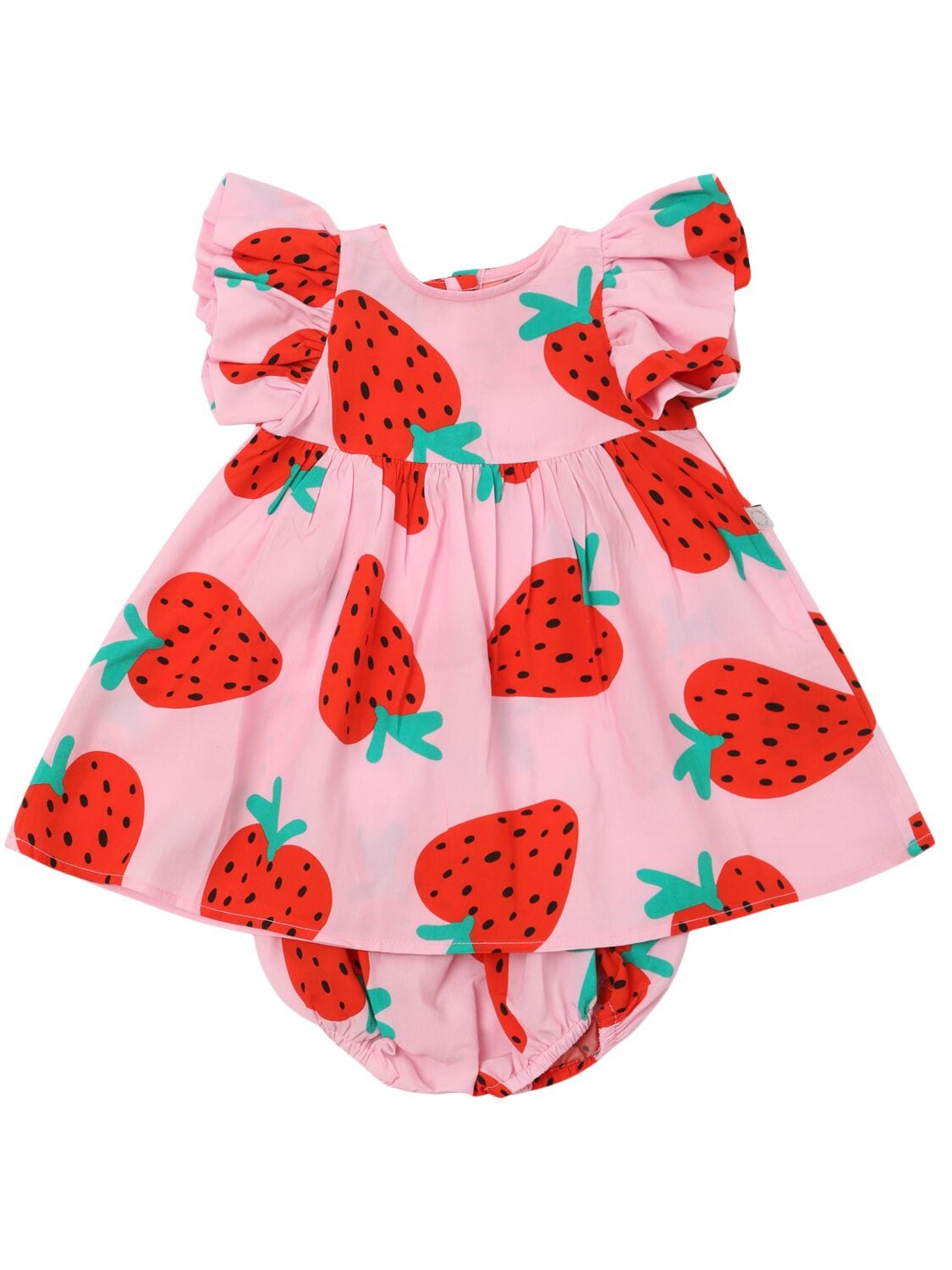 Printed Crepe Dress & Diaper Cover