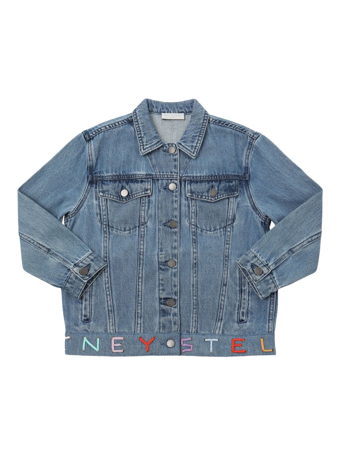 Embroidered Cotton Denim Jacket