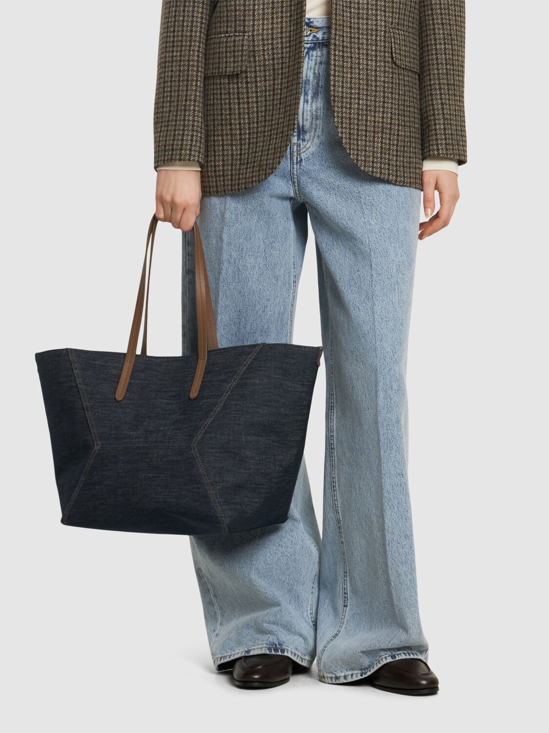 BRUNELLO CUCINELLI NO FADE CANVAS TOTE BAG 