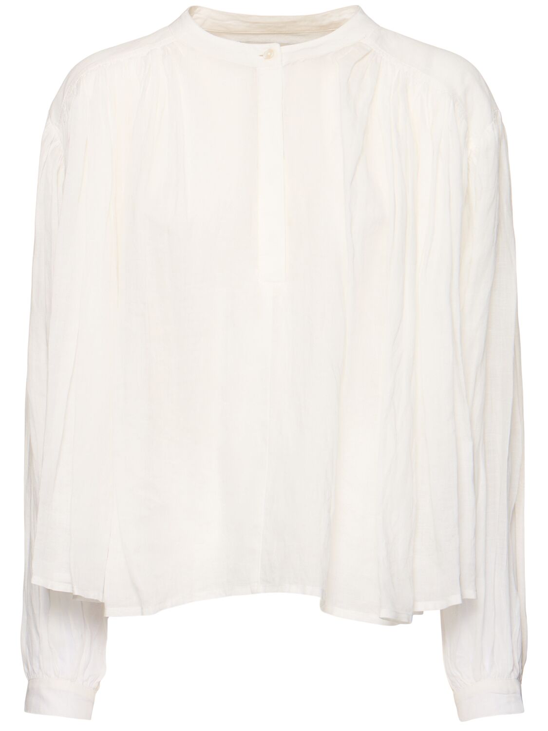 RÓHE Pleated Ramie Shirt