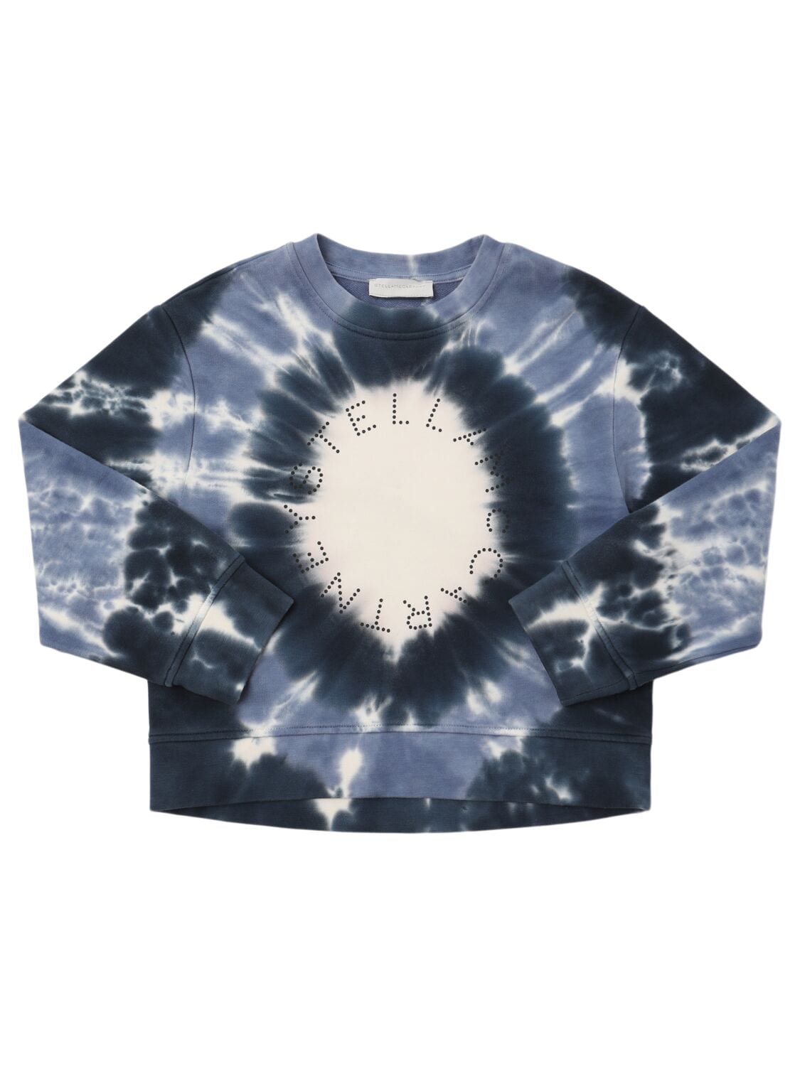 Tie-dye Cotton Crewneck Sweatshirt