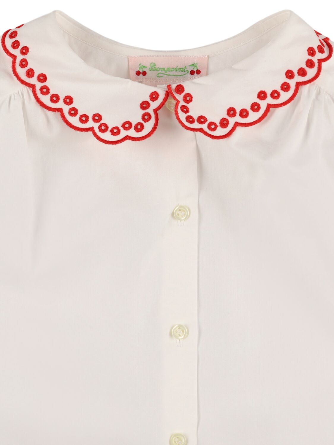 BONPOINT ORGANIC COTTON POPLIN SHIRT 