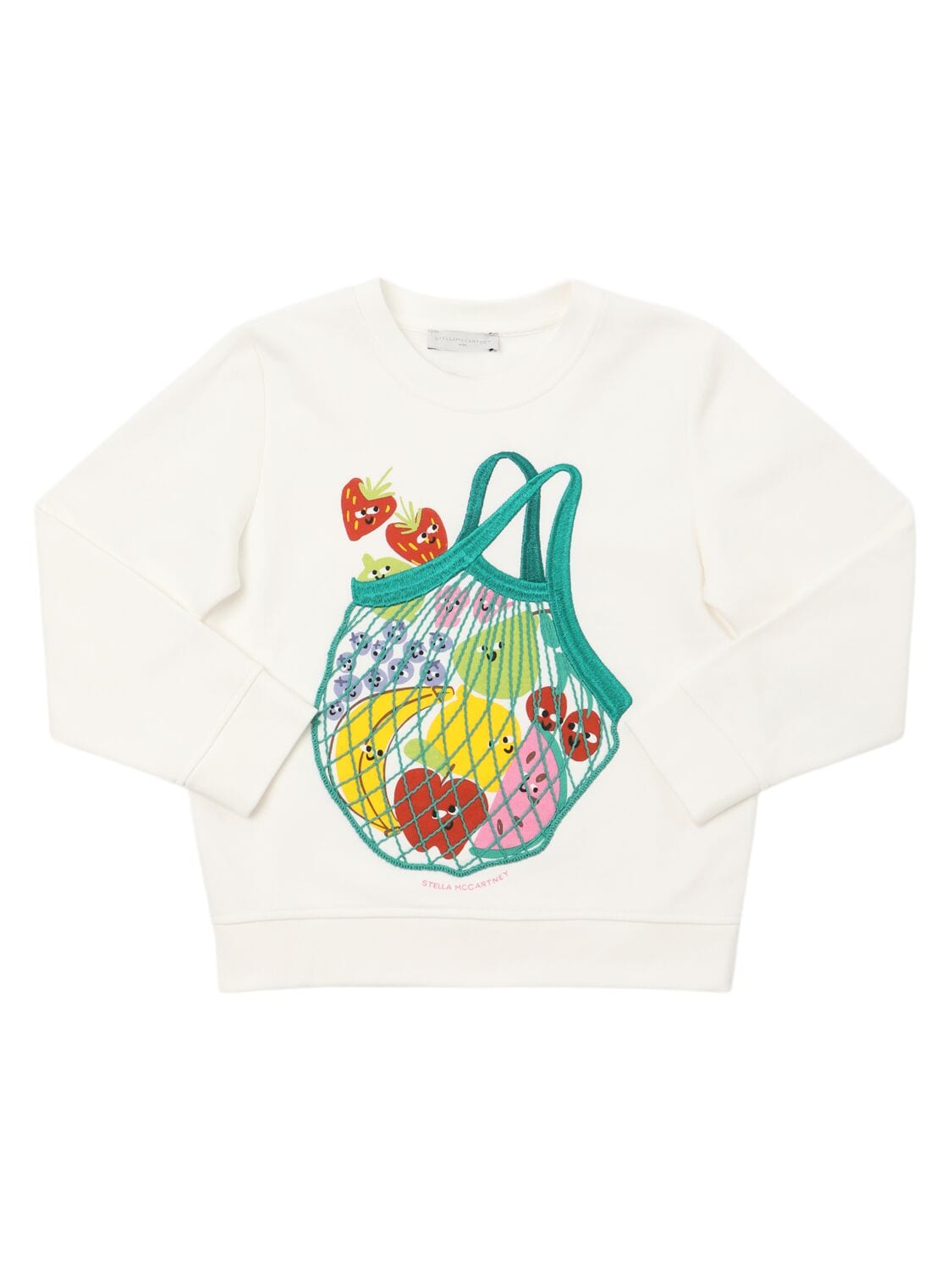 Embroidered Cotton Crewneck Sweatshirt
