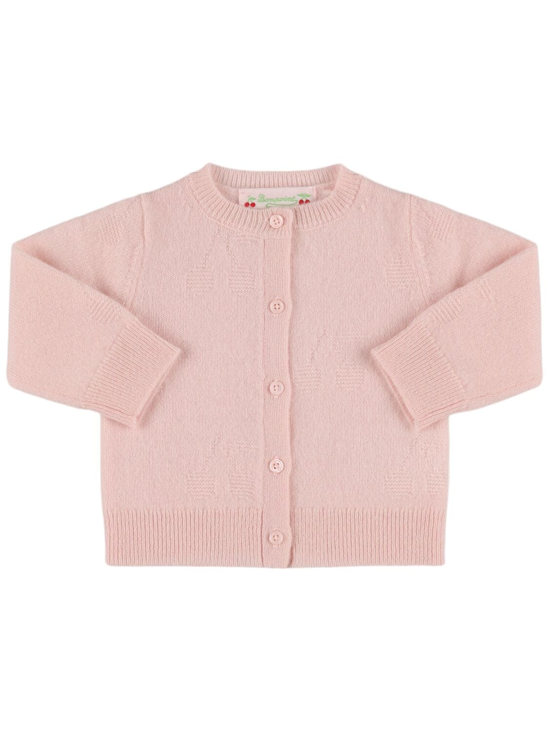 Embroidered Cashmere Knit Cardigan
