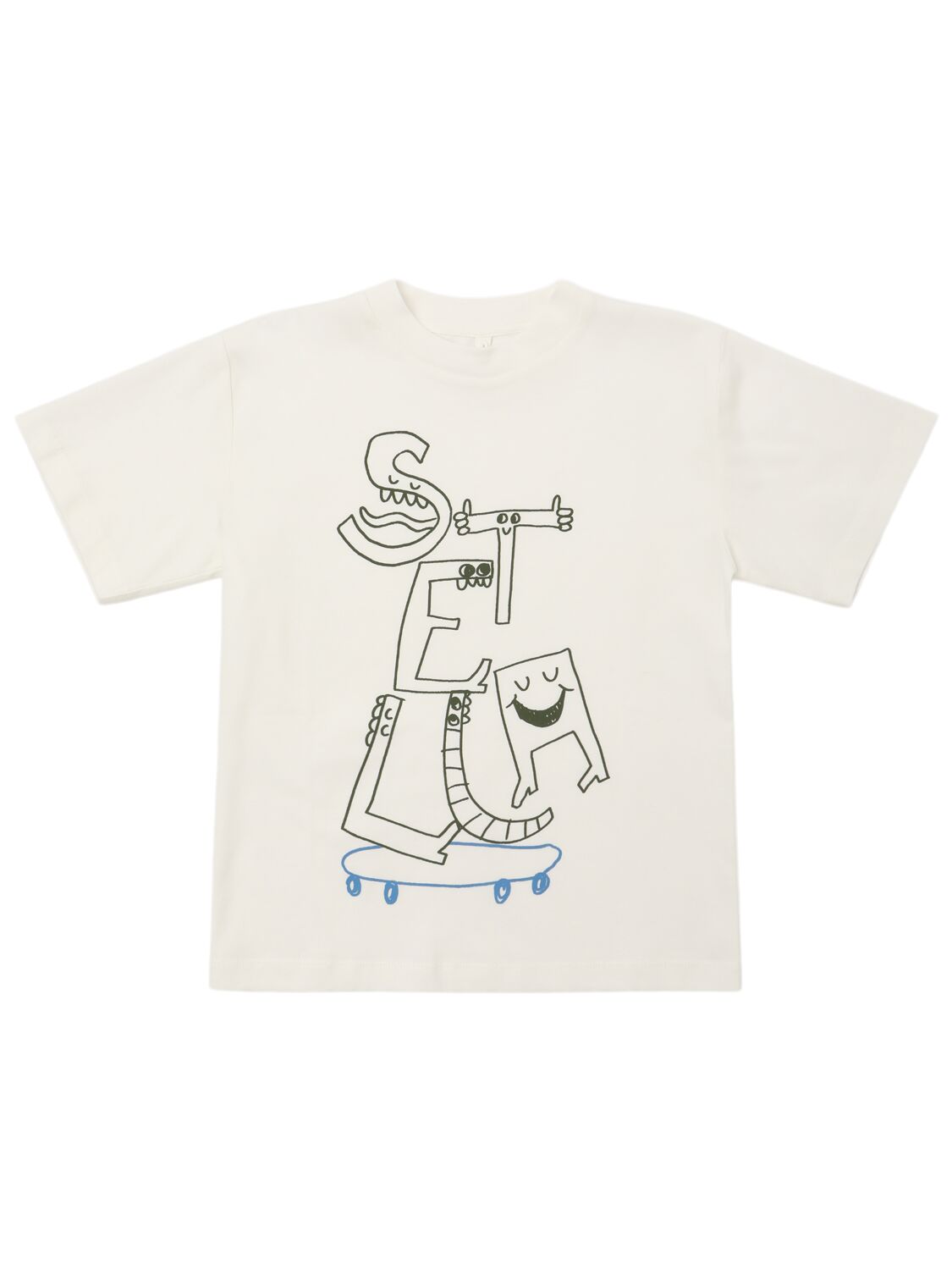 STELLA MCCARTNEY KIDS Printed Cotton Jersey T-shirt