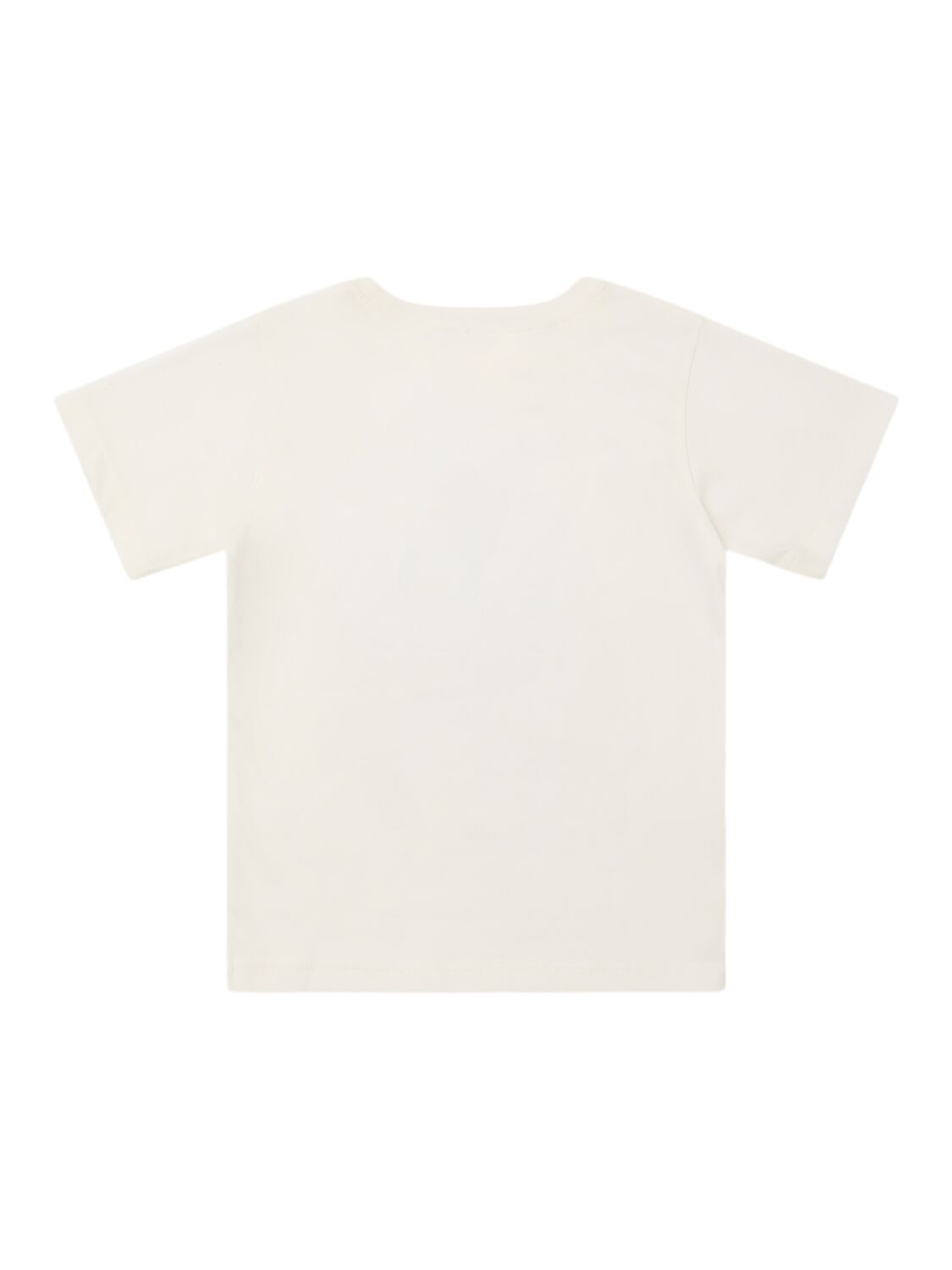 Stella Mccartney Cat Print Cotton Jersey T-shirt In White