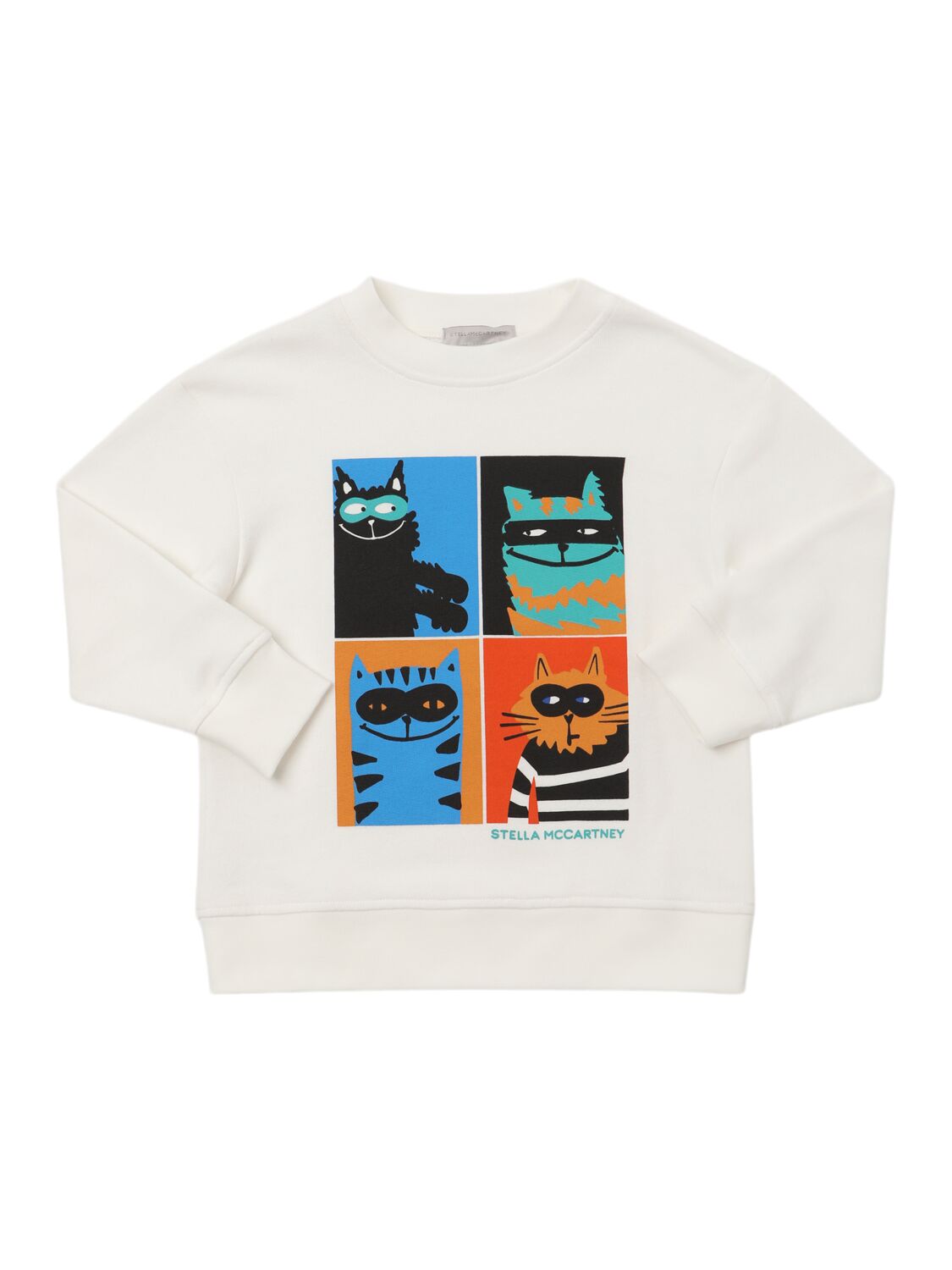 STELLA MCCARTNEY KIDS Printed Cotton Crewneck Sweatshirt