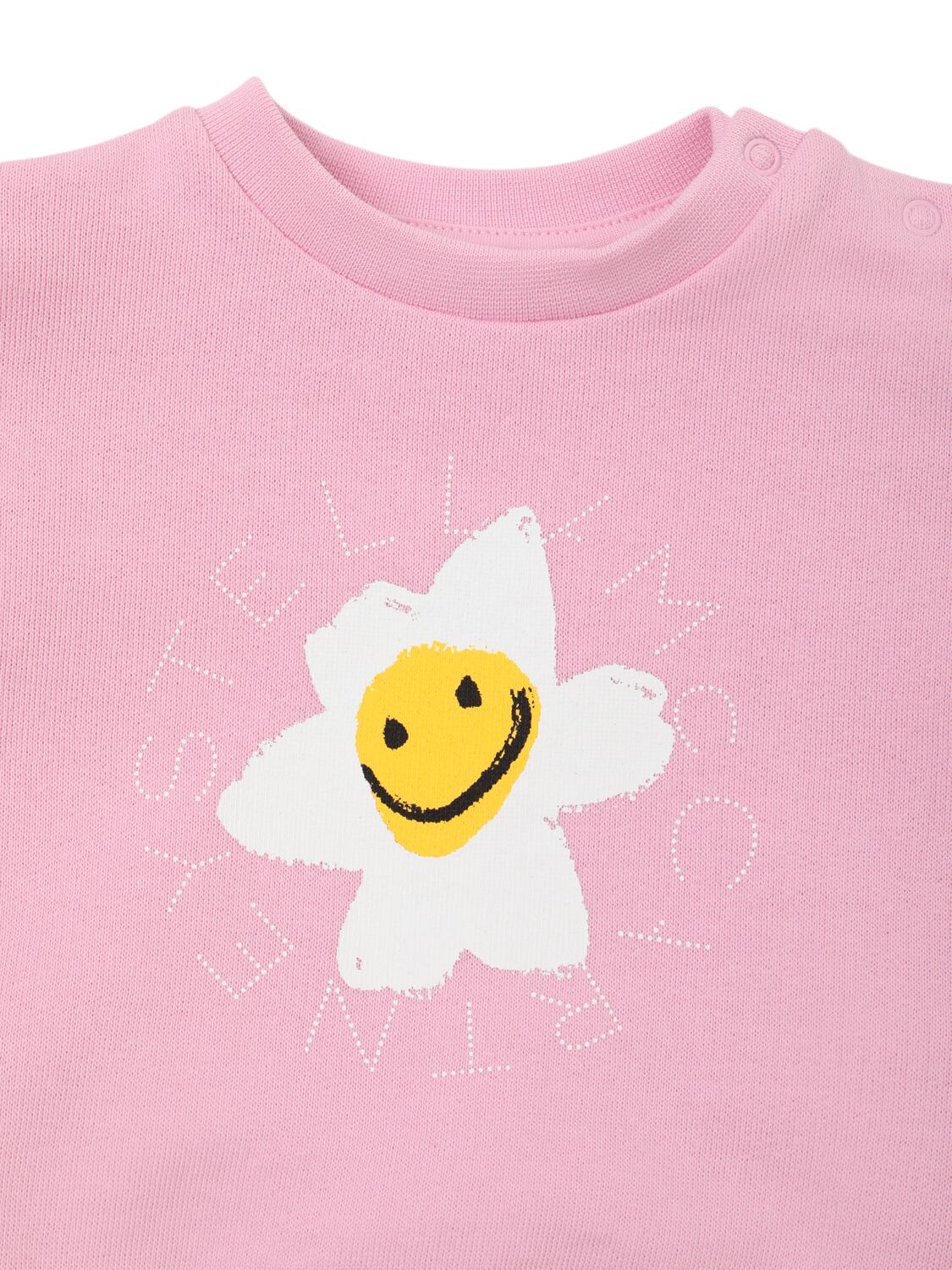 STELLA MCCARTNEY FLOWER PRINT JERSEY SWEATSHIRT & PANTS 