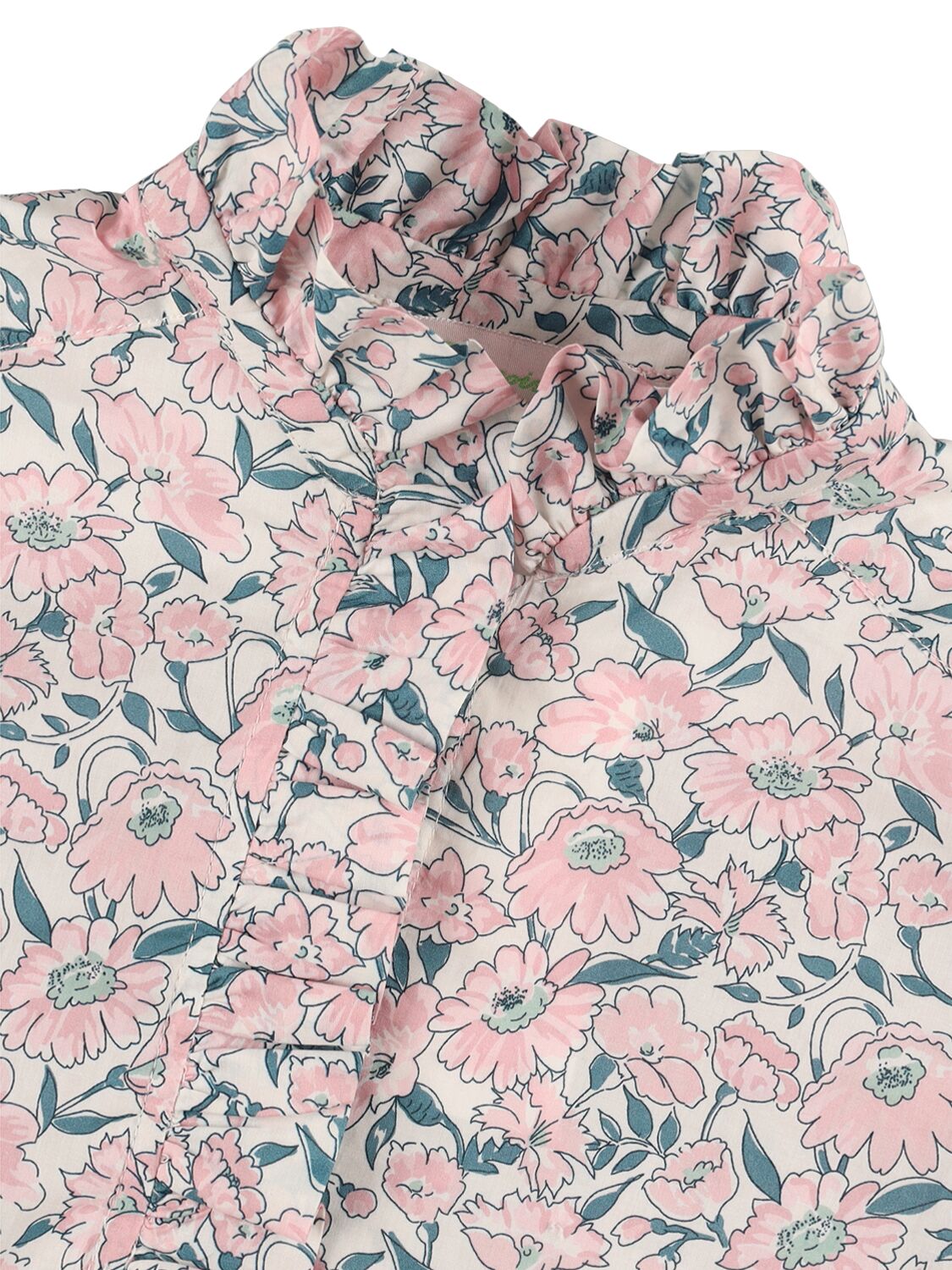BONPOINT PRINTED COTTON POPLIN SHIRT 