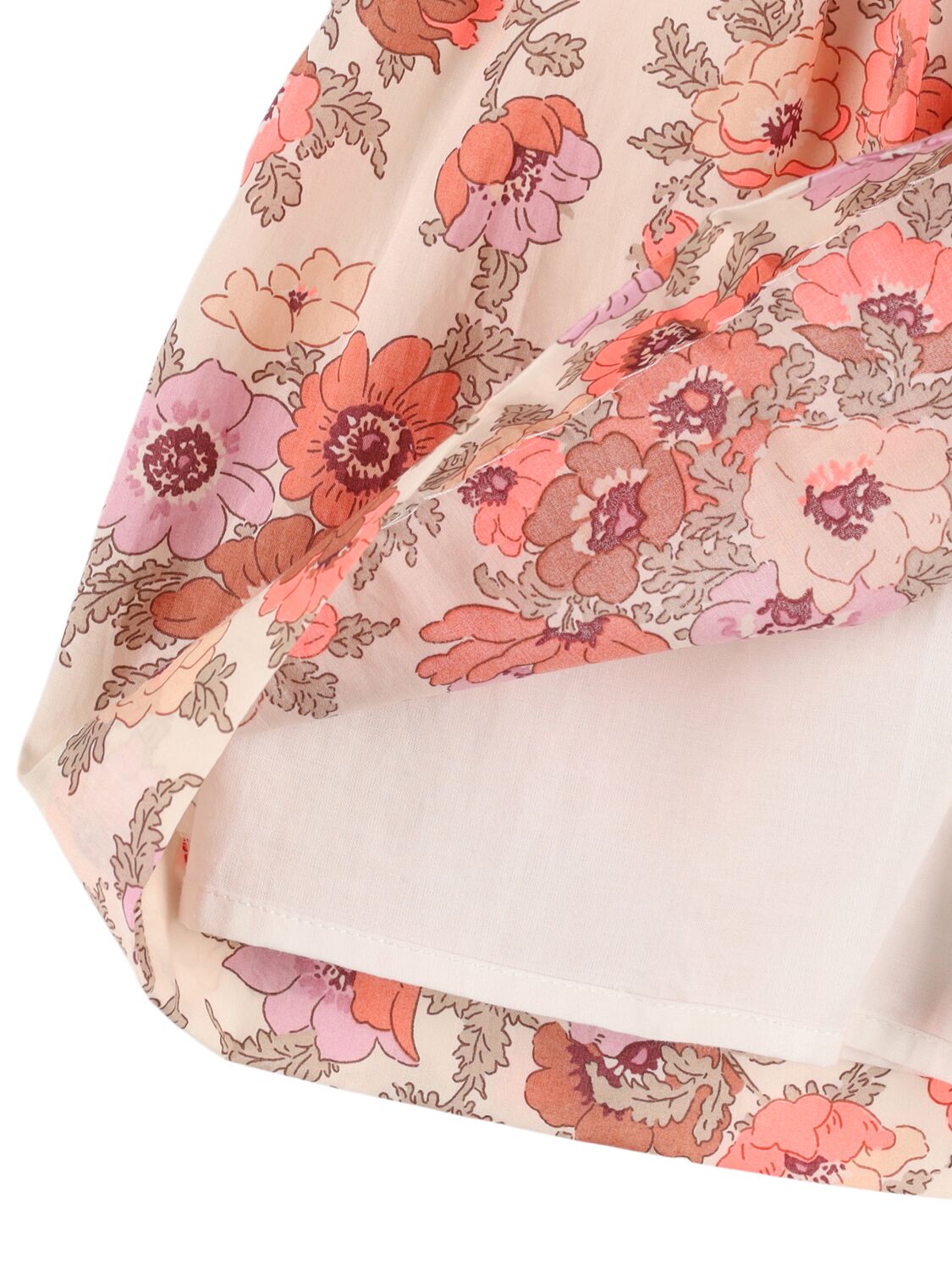 Shop Bonpoint Cotton Blend Dress & Diaper Cover In Multicolor