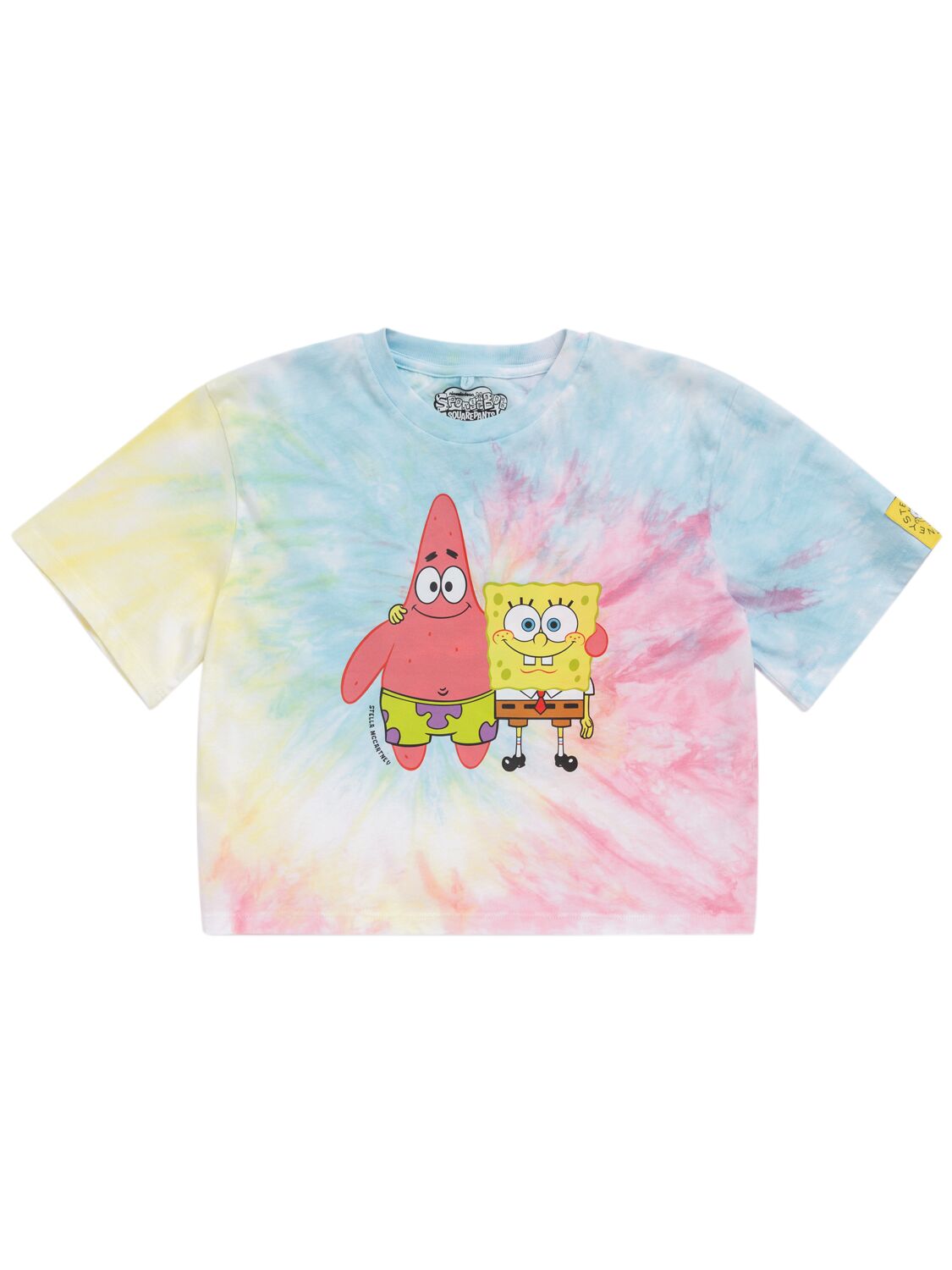 Stella Mccartney Printed Cotton Jersey T-shirt In Multicolor