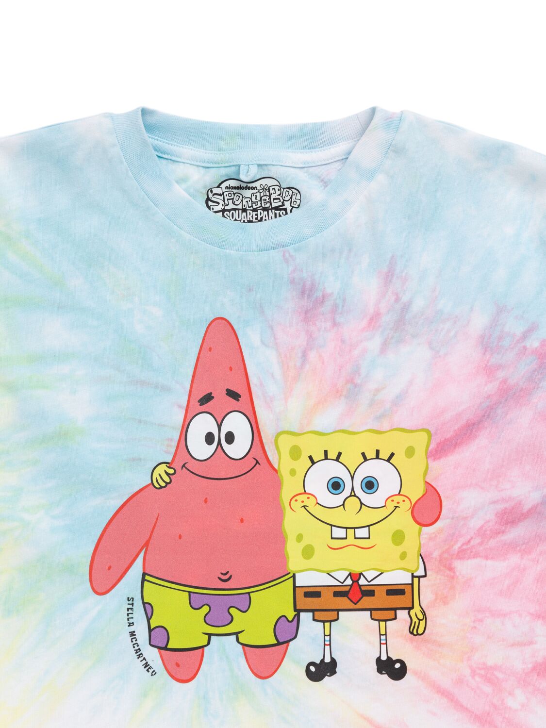 Stella Mccartney Printed Cotton Jersey T-shirt In Multicolor