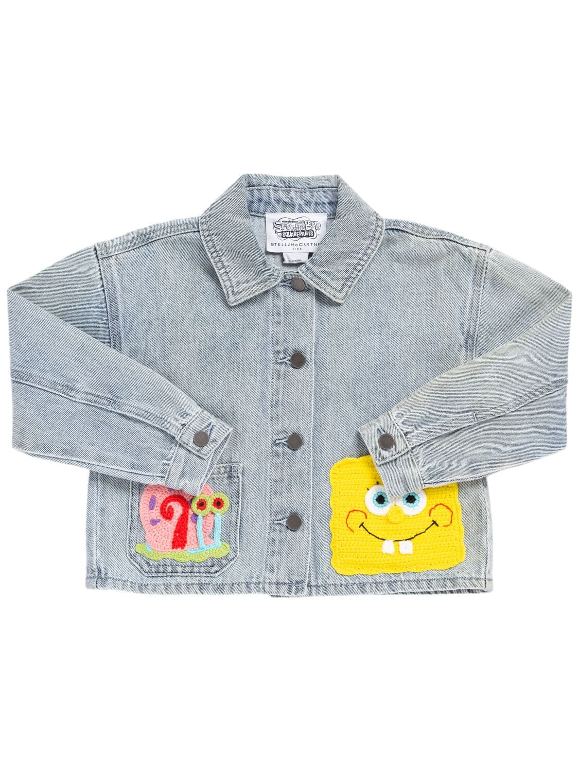 Embroidered Cotton Denim Jacket