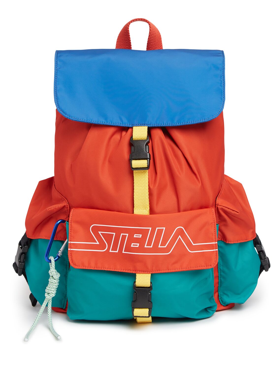 Color Block Poly Backpack
