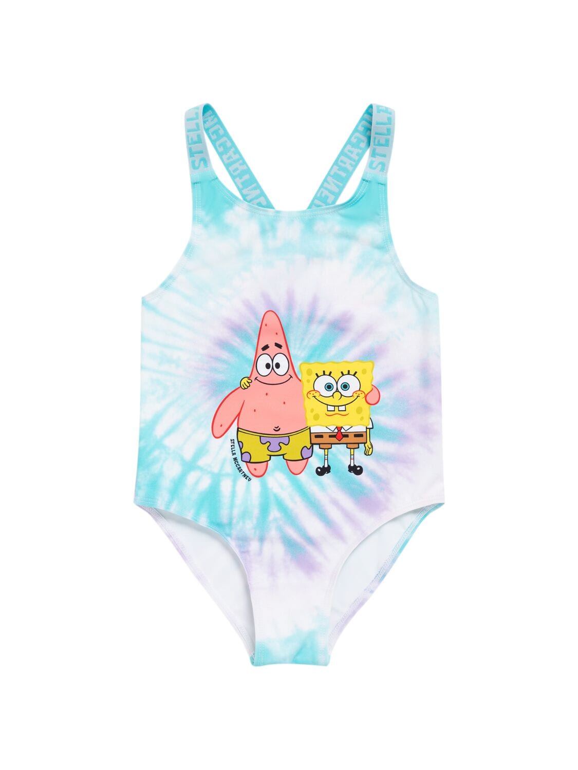 Printed Poly One Piece Swimsuit