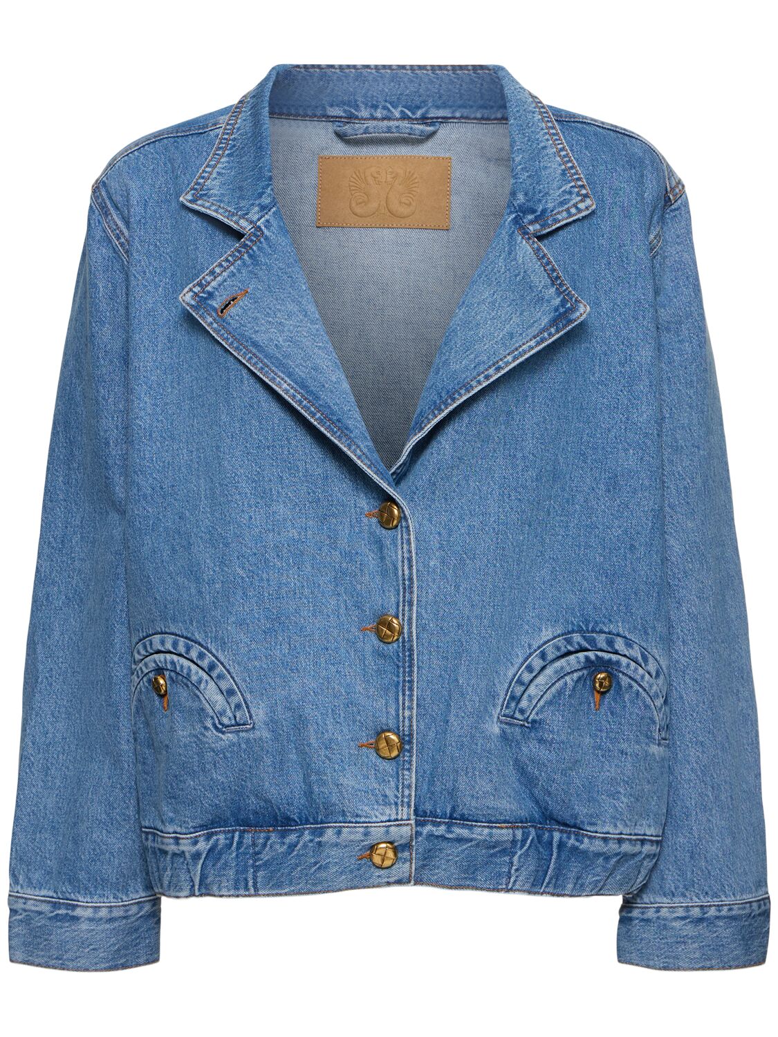 Nariida Cleo Denim Bomber Jacket