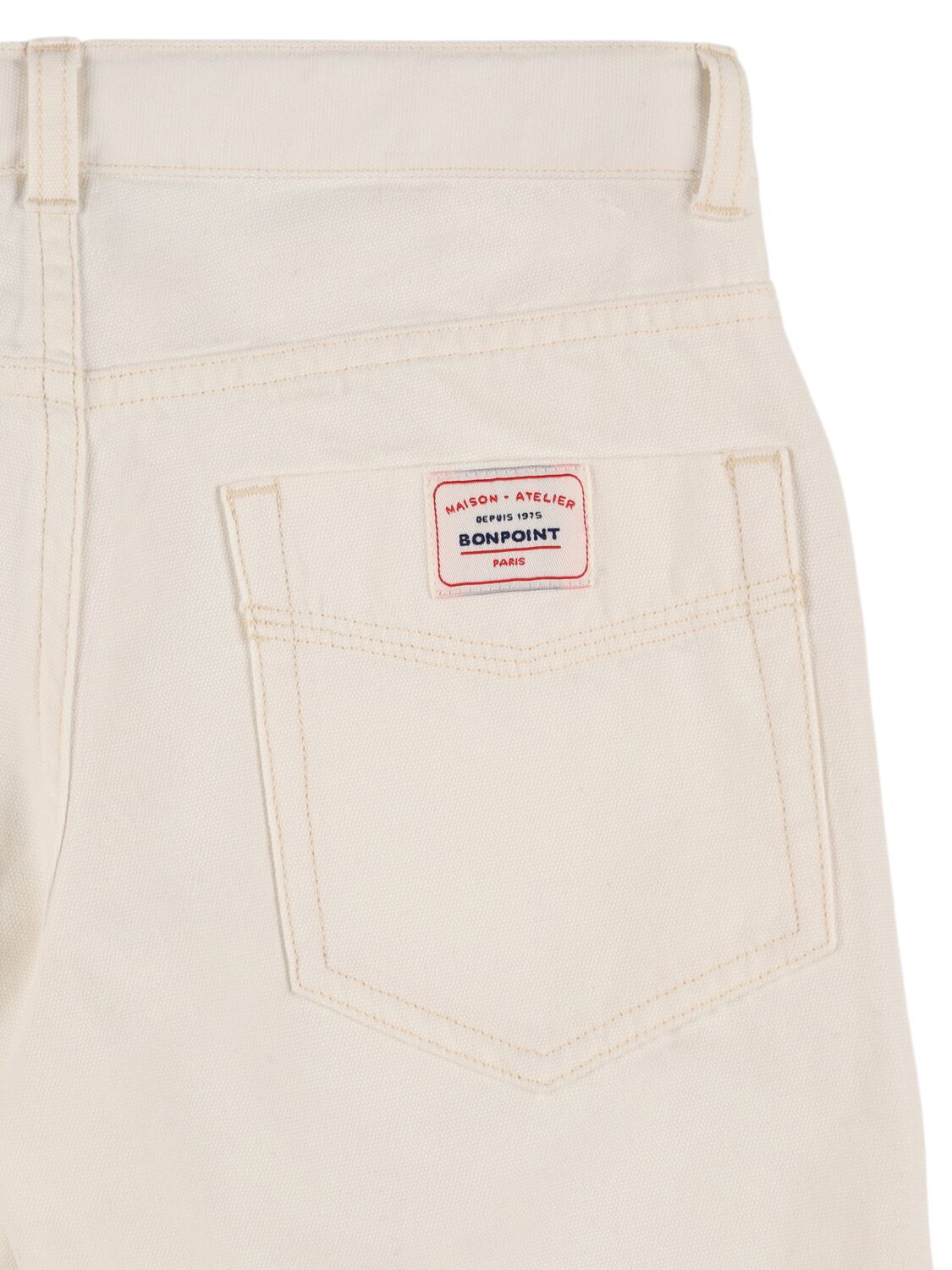 BONPOINT COTTON DENIM JEANS 