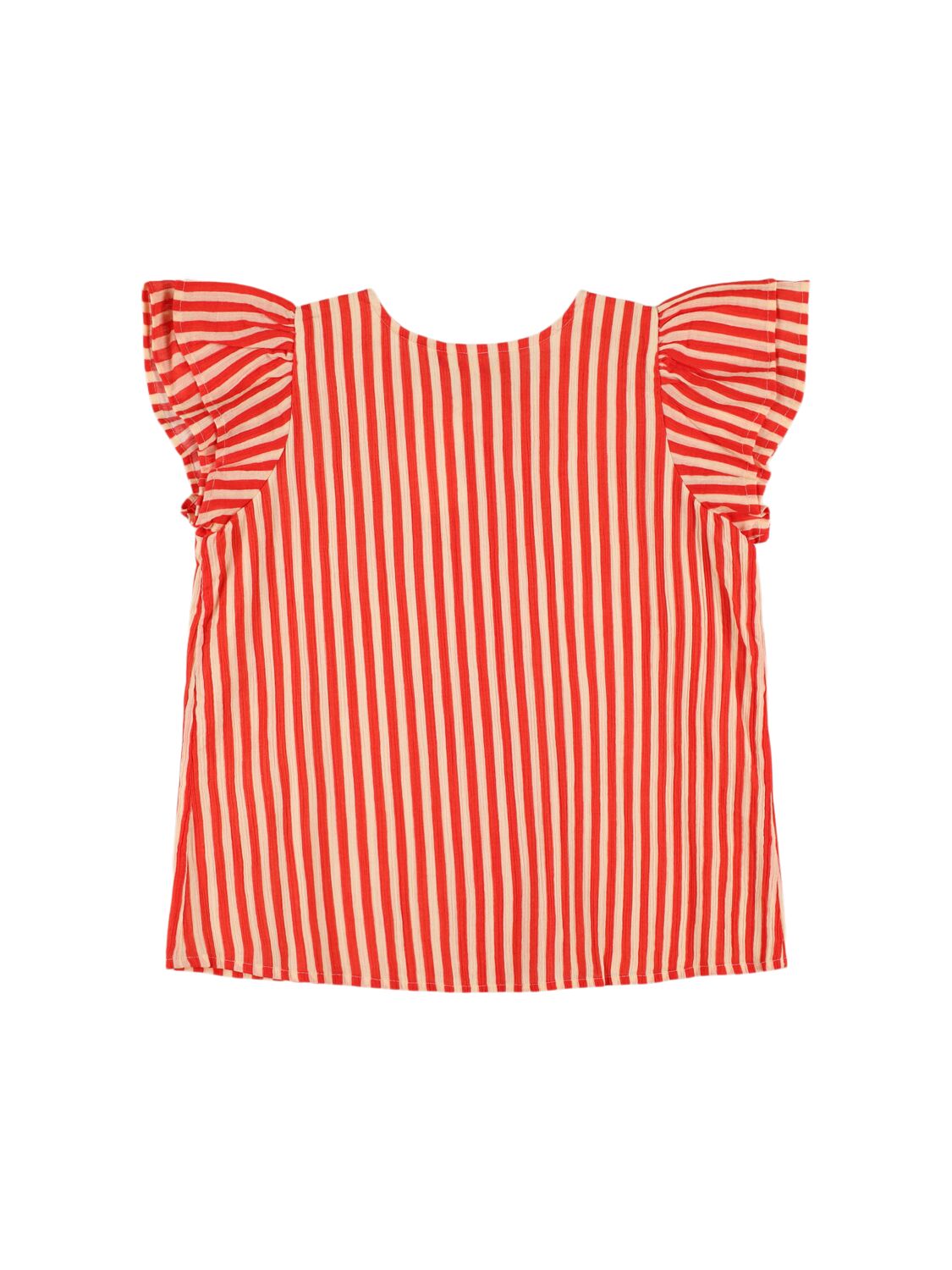Bonpoint Printed Cotton Crepe Shirt In Multicolor