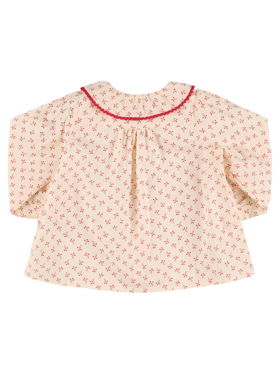 BONPOINT PRINTED COTTON POPLIN SHIRT 