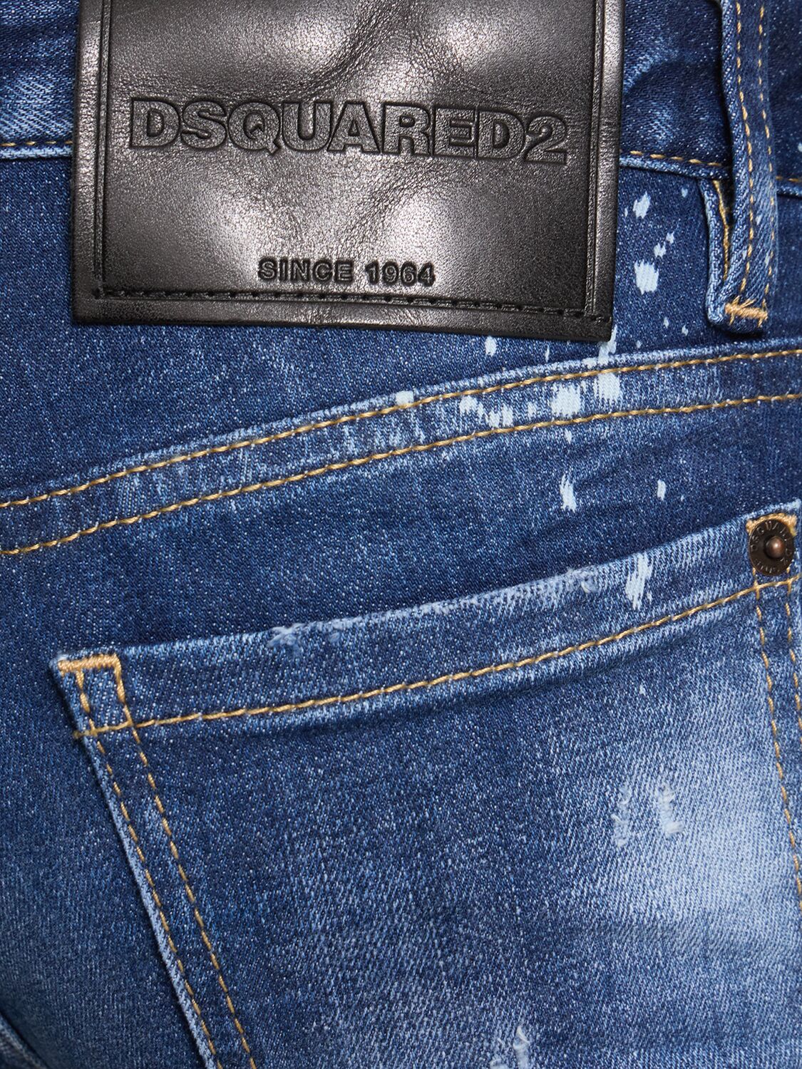Dsquared2 Jennifer Skinny Low Rise Jeans In Navy