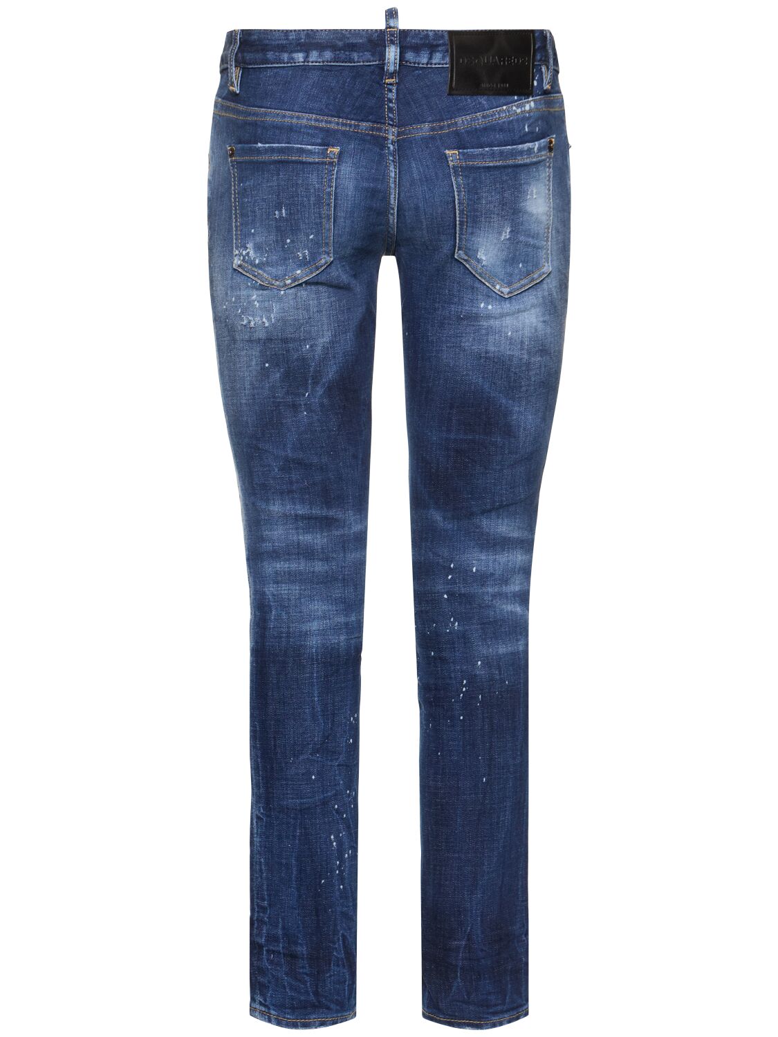 Dsquared2 Jennifer Skinny Low Rise Jeans In Navy