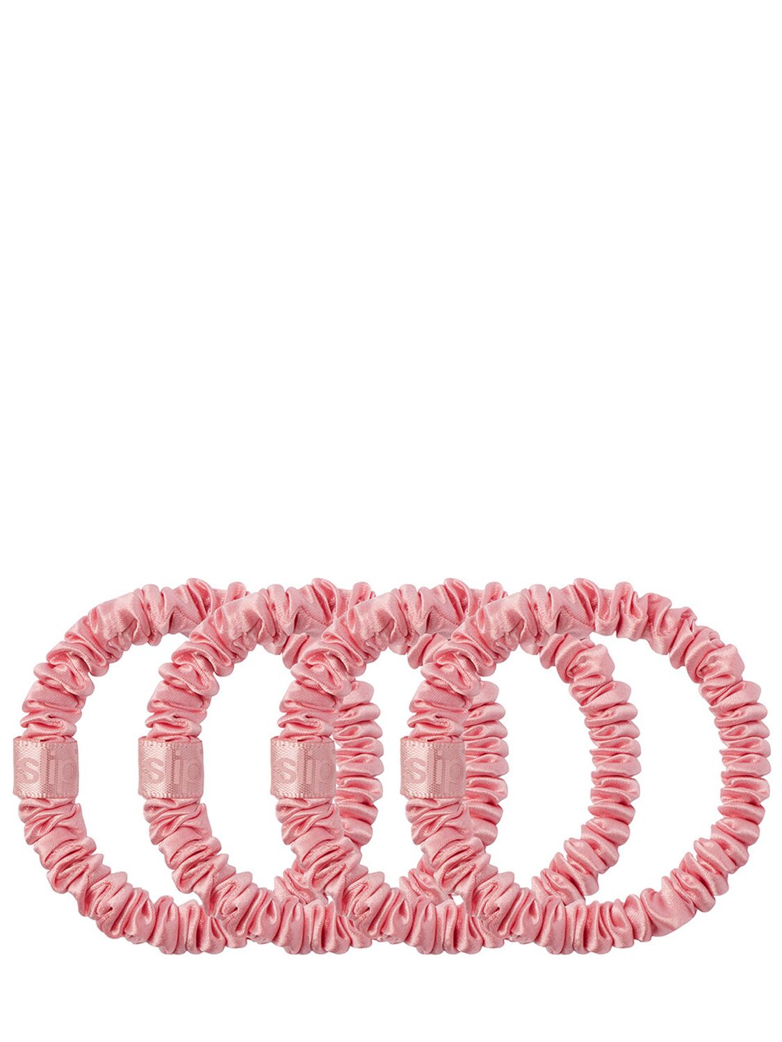 Set Of 4 Skinny Scrunchies