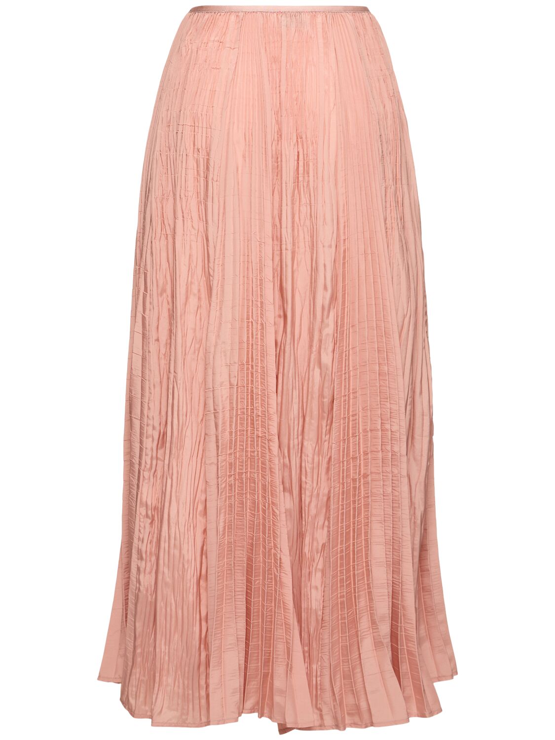 FORTE FORTE VISCOSE BLEND PLISSÉ SARONG SKIRT 
