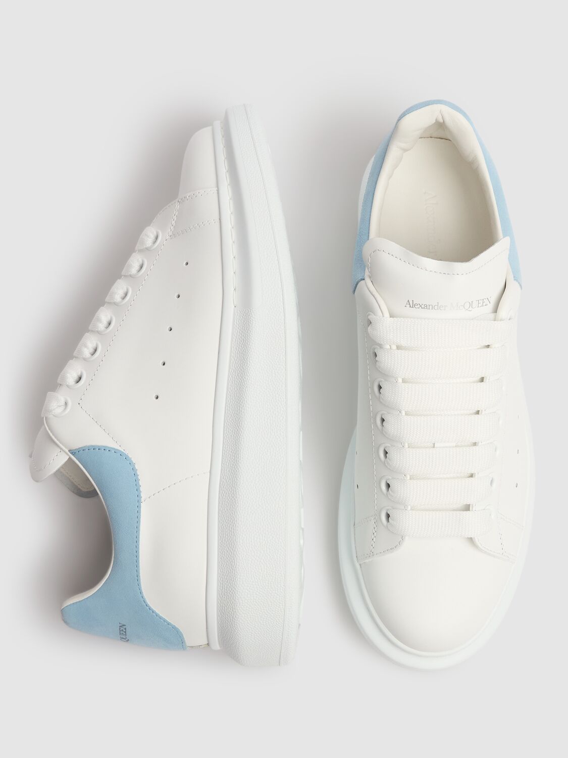 ALEXANDER MCQUEEN 45MM LEATHER SNEAKERS 