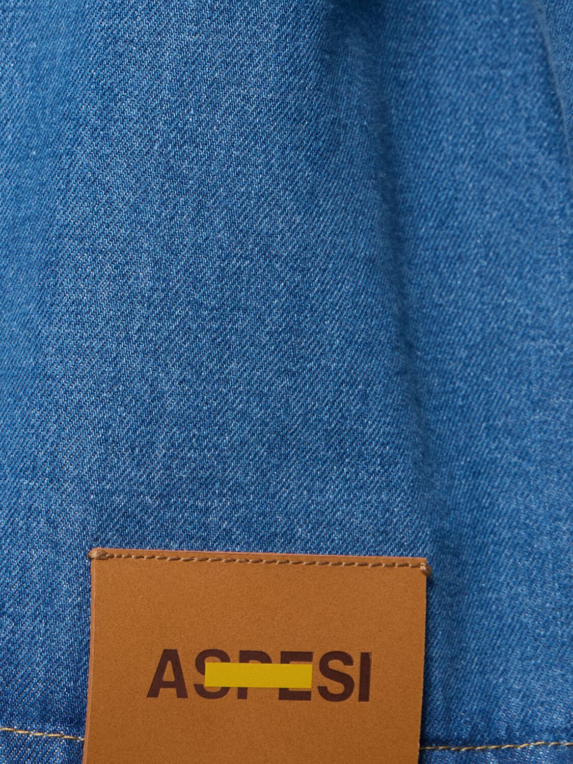 ASPESI COTTON DENIM SHIRT 