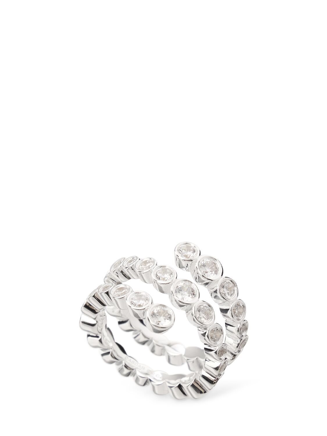 Odette Spiral Crystal Ring