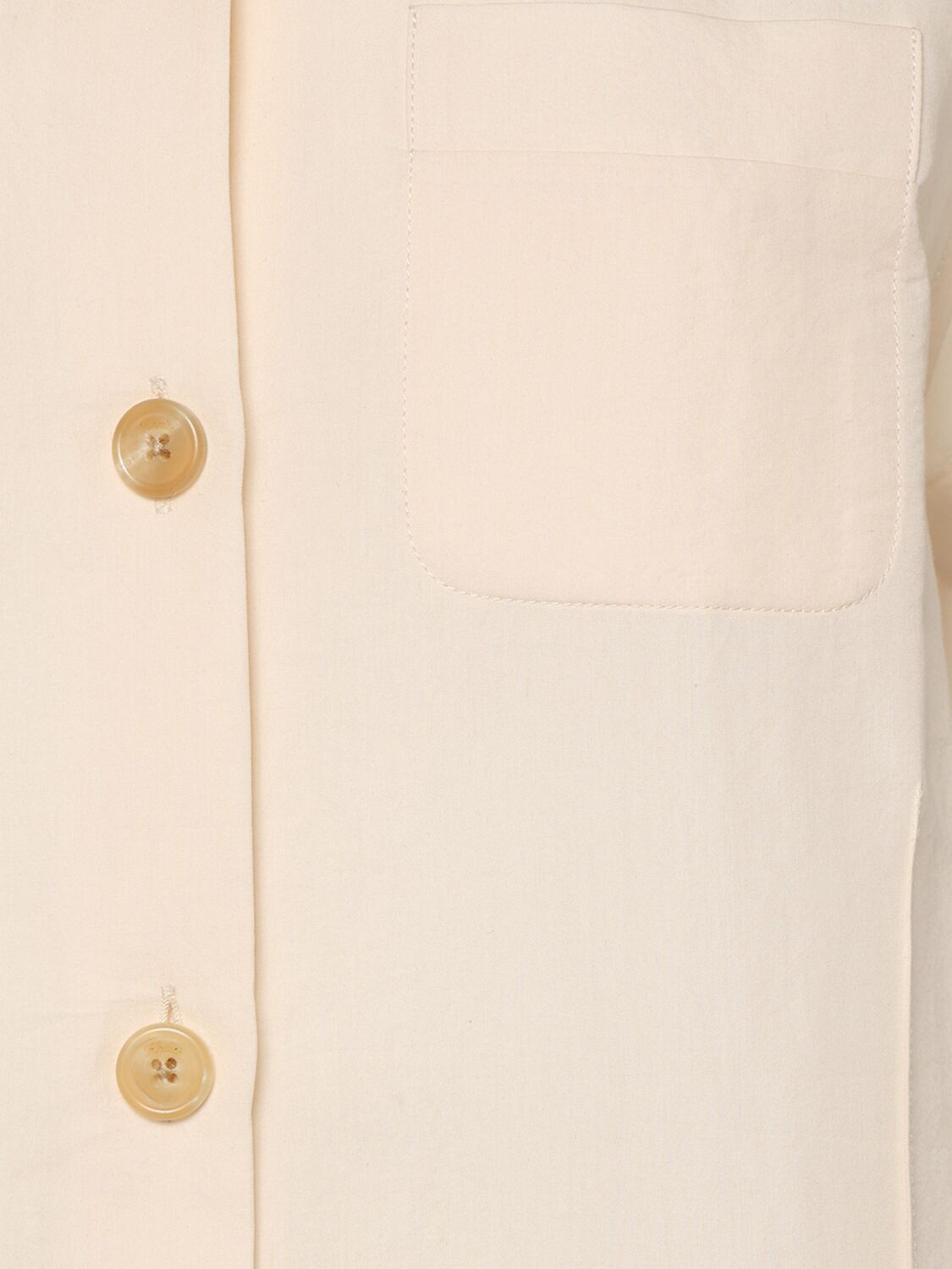 Khaite Effy Silk And Cotton-blend Organza Midi Shirt Dress In Neutral