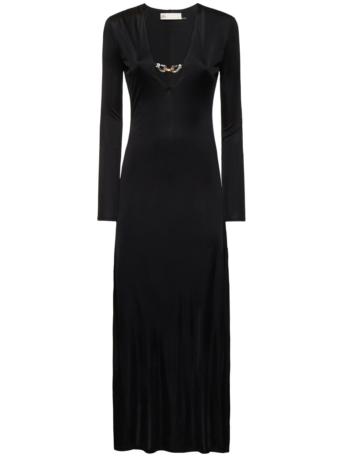 Jessa Silk Blend Long Dress