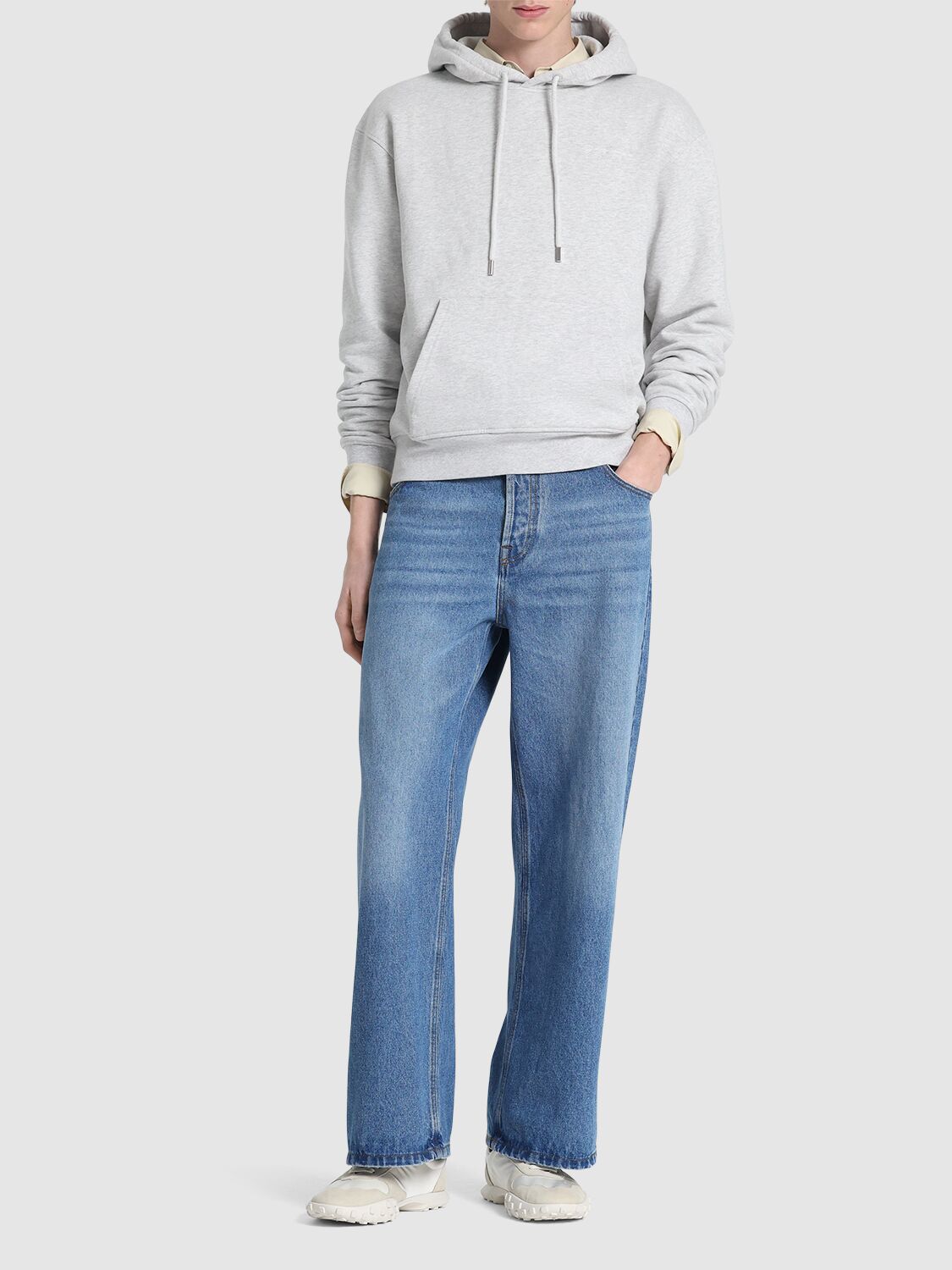 Le Sweatshirt Brode コットンフーディー