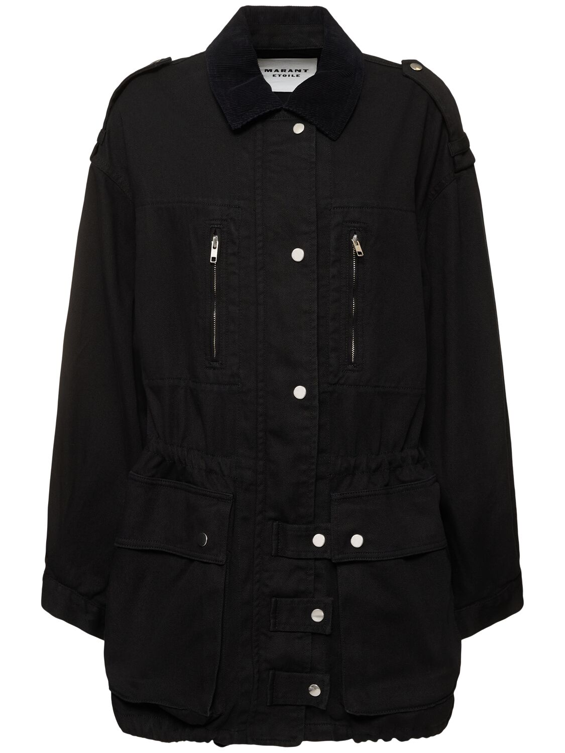 Joanna Oversized Cotton Gabardine Jacket - MARANT ETOILE - Modalova