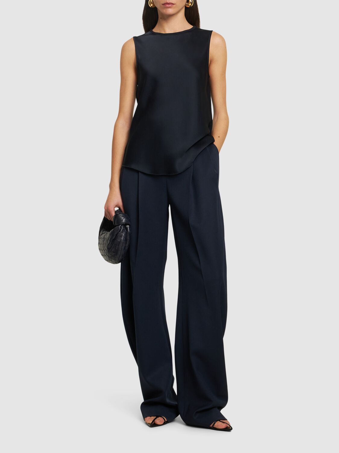 FORTE FORTE ENVERS SATIN TOP 